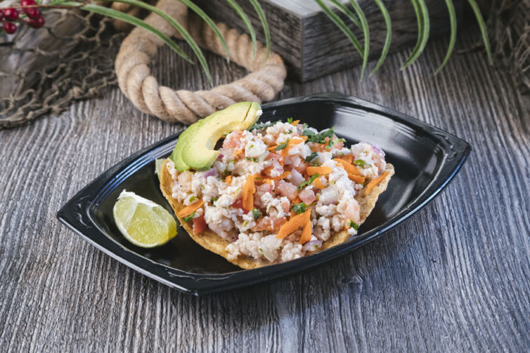 Fish Ceviche Tostada